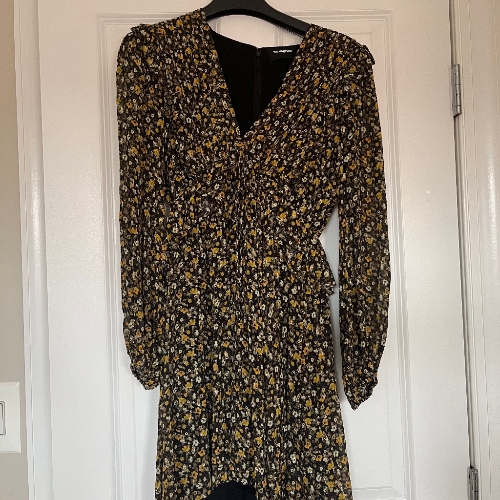 Nwt The Kooples Camo Flowers Ruffled Mini Dress